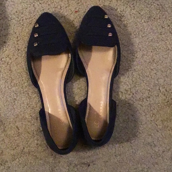 Lauren Conrad Navy Flats, 7.5 - Picture 2 of 6